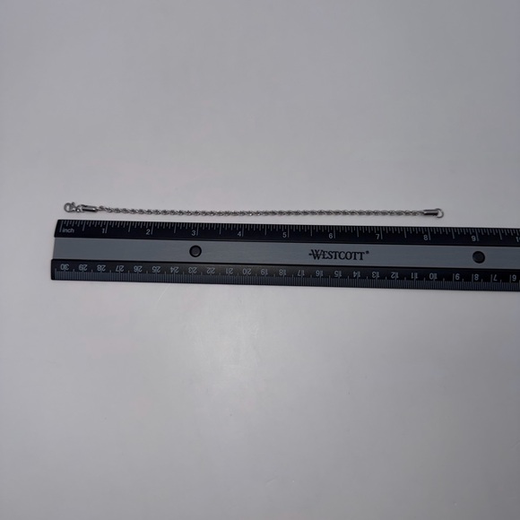 Silver Rope Chain Bracelet - Picture 3 of 7